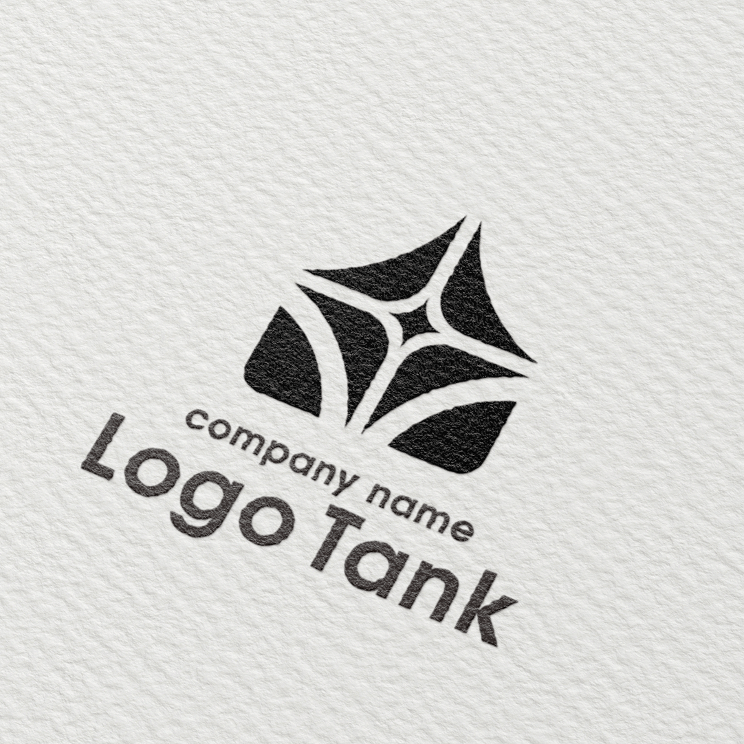 調和と輝きを放つ幾何学的エンブレム