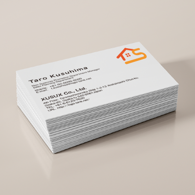 名刺・ショップカード 作成 | 家とSのロゴ