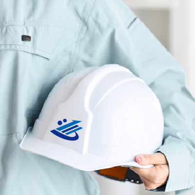 ヘルメット、ステッカー 作成 | 成長や向上のロゴ