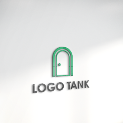 立体・カルプ看板 作成 | シンプルなドアのロゴ