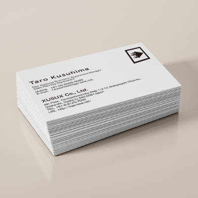 名刺・ショップカード 作成 | ショート動画のロゴ