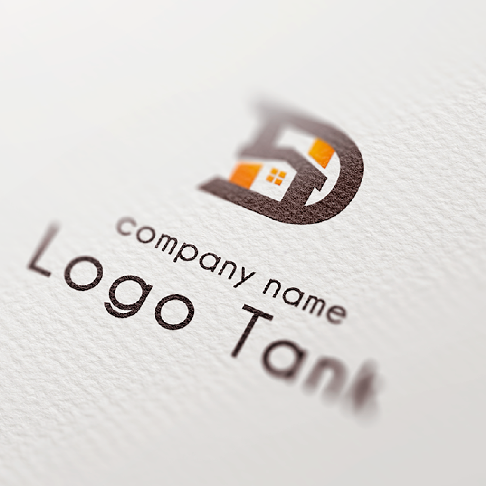 DHをモチーフにした不動産系のロゴ