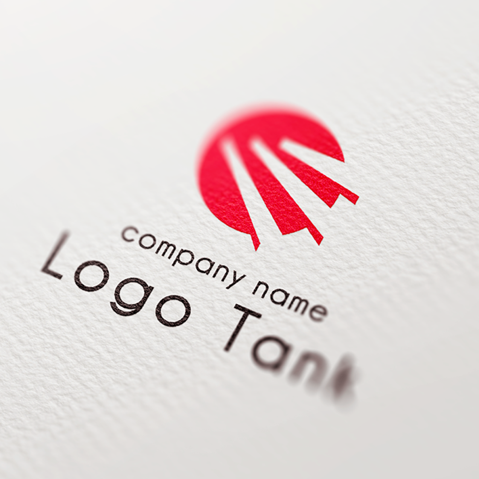 階段を抽象的にしたロゴ