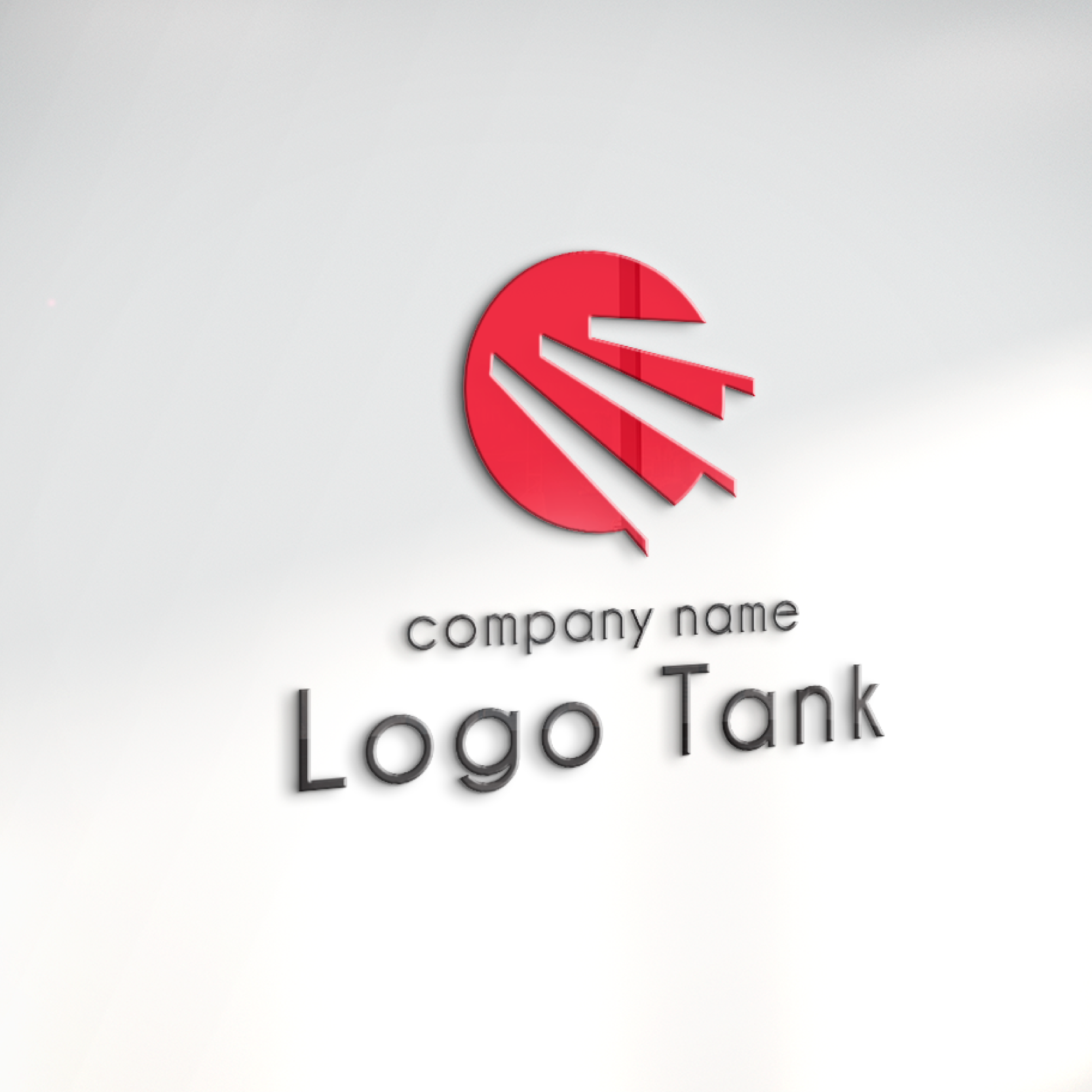 立体・カルプ看板 | 階段を抽象的にしたロゴ