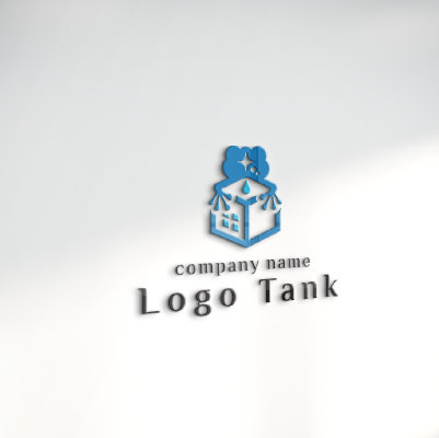 立体・カルプ看板作成 | カエルが水漏れから家屋を守るイメージのロゴ