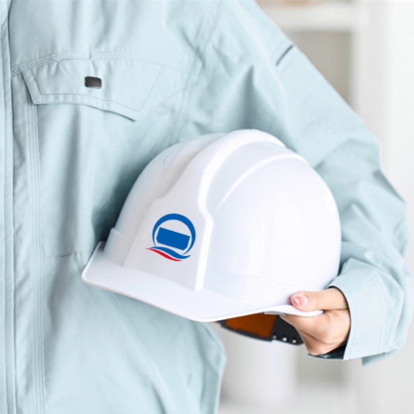 エアコンをイメージしたロゴ エアコン/電気工事/風/販売/家電/青/赤/シンプル/モダン/抽象的/シルエット/クール/円/丸/輪/繋がり/ /,ロゴタンク,ロゴ,ロゴマーク,作成,制作