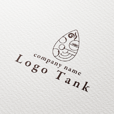 雫型の「湯」のロゴ