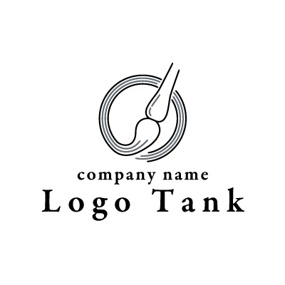 書道をイメージしたロゴ