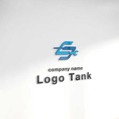 立体・カルプ看板作成 | 工具でアルファベットのSを表したロゴ