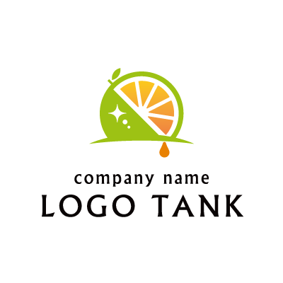 半分にカットされたオレンジが朝日をイメージしたロゴ