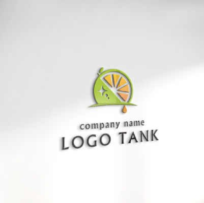 立体・カルプ看板作成 | 半分にカットされたオレンジが朝日をイメージしたロゴ