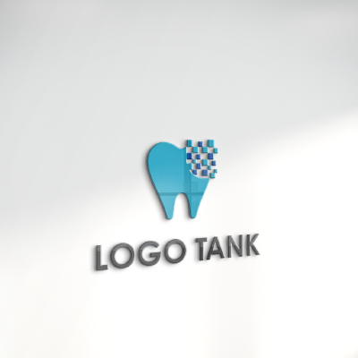 立体・カルプ看板 作成 | 歯とデジタルのロゴ