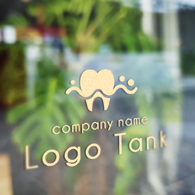 カッティングシート 作成 | 歯と波のロゴ