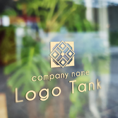 カッティングシート 作成 | 和風模様のロゴ