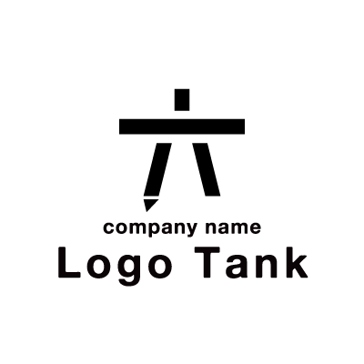 六と鉛筆のロゴ