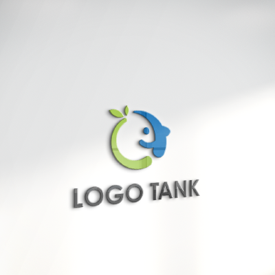 立体・カルプ看板 作成 | 笑顔と植物のロゴ