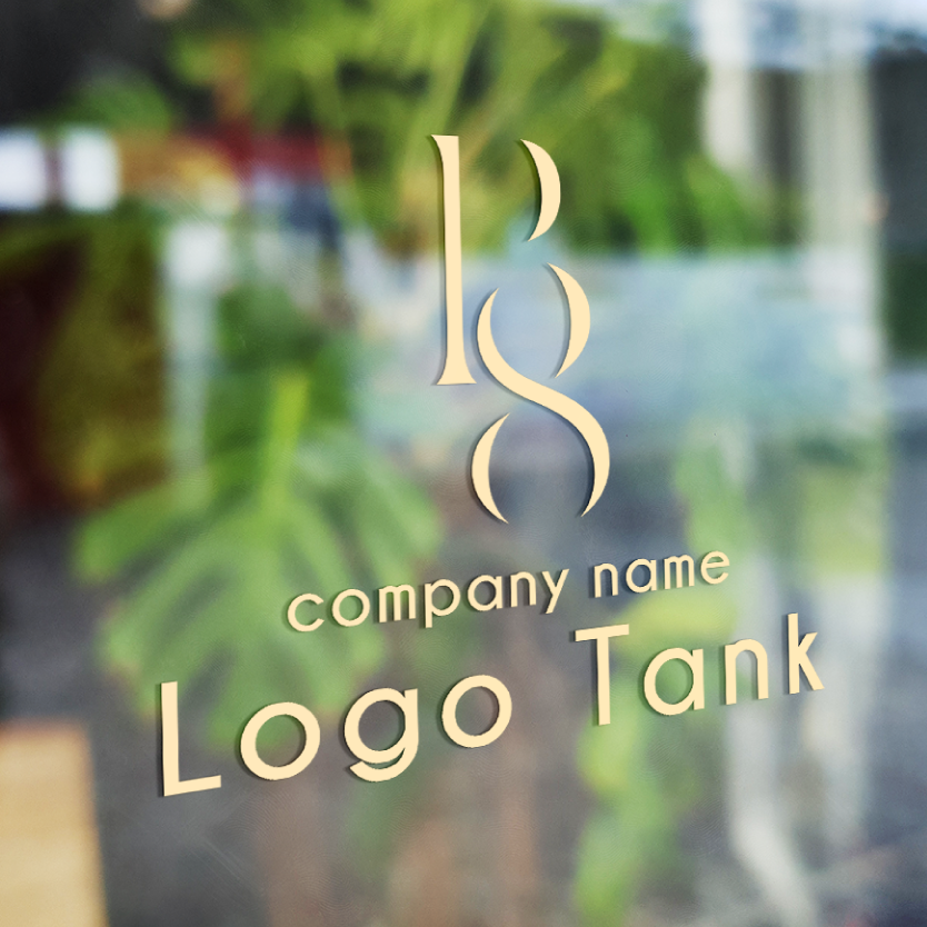 Bと8のロゴ B/8/シンプル/繊細/洗練/大人/モダン/クール/黒/単色/エレガント/美容/ショップ/工務店/ /,ロゴタンク,ロゴ,ロゴマーク,作成,制作