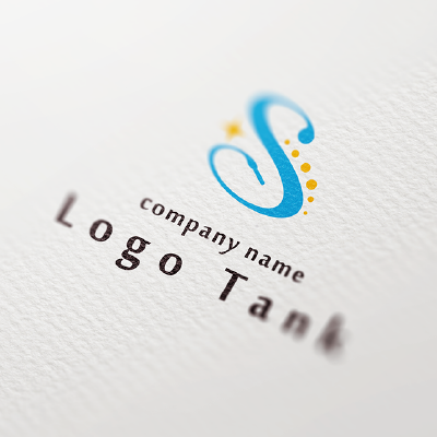 アルファベットのSと内視鏡をモチーフにしたロゴ