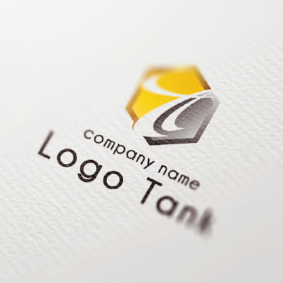 六角形とアルファベットのTをモチーフにしたロゴ