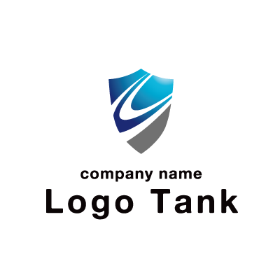 盾とアルファベットのUをモチーフにしたロゴ