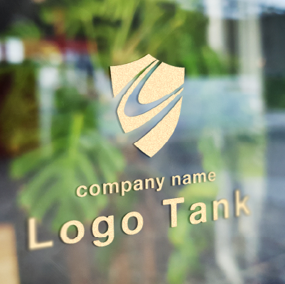 カッティングシート作成 | 盾とアルファベットのUをモチーフにしたロゴ