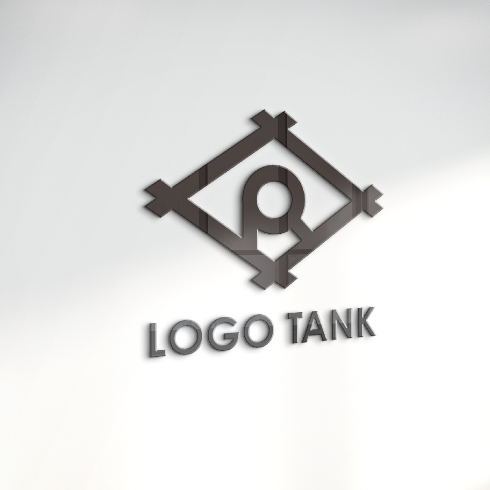 家紋風のRのロゴ アルファベット / R / 家紋 / シンプル / モダン /,ロゴタンク,ロゴ,ロゴマーク,作成,制作