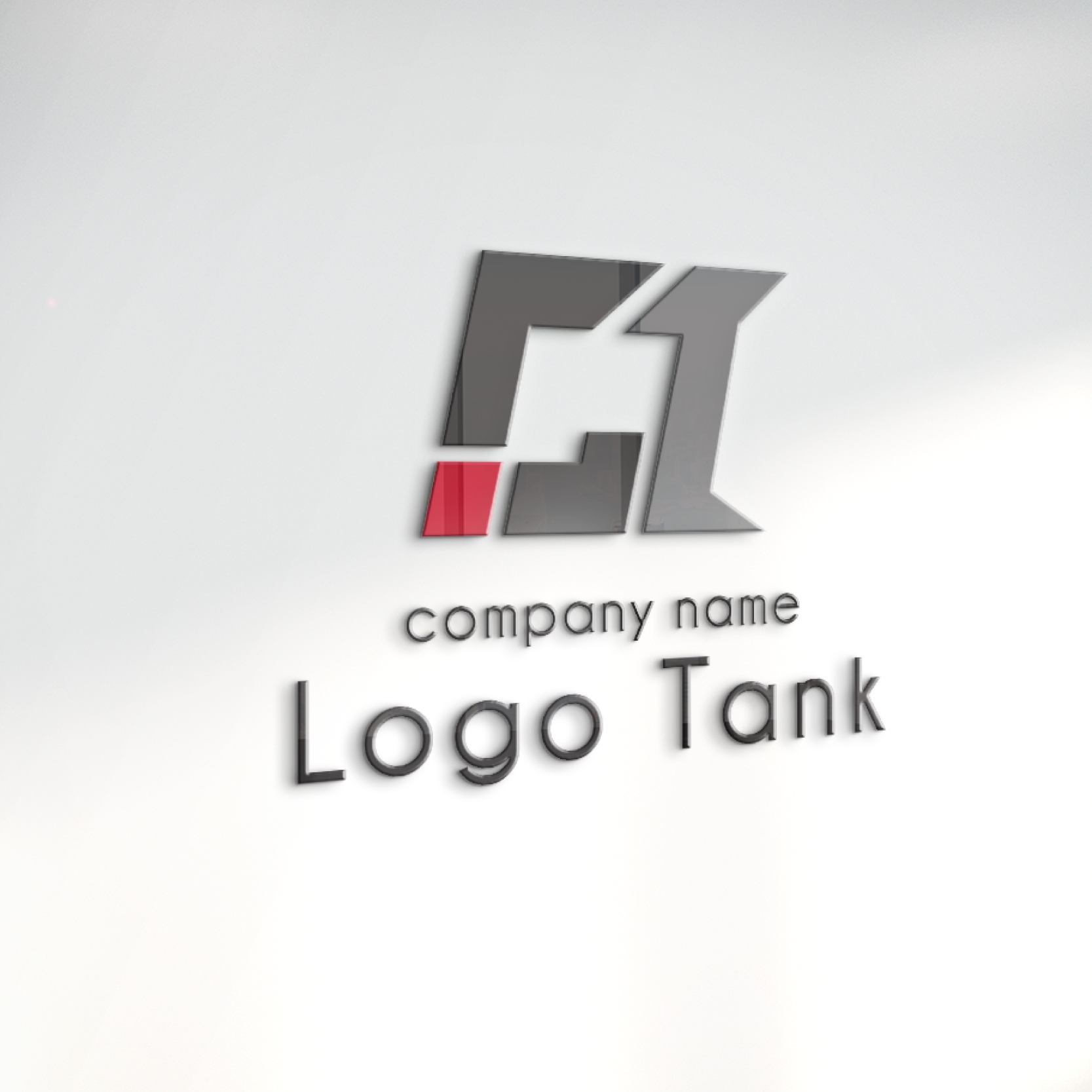 立体・カルプ看板 | G+I、G+1モチーフのロゴ