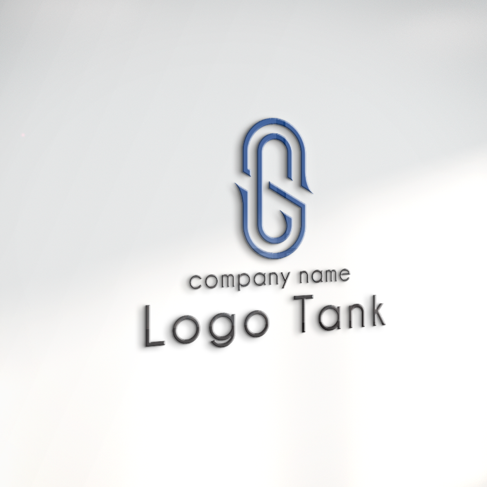 立体・カルプ看板 | G+Sをモチーフにしたシンプルなライン系のロゴ