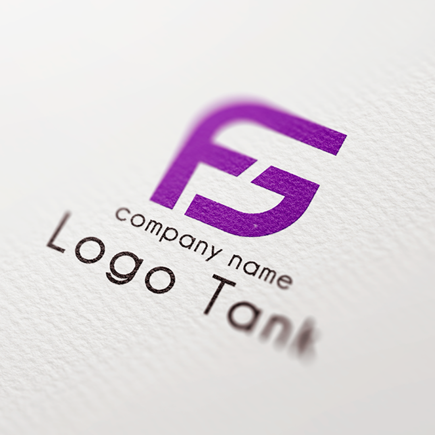 F+Gモチーフのシンプルなロゴ