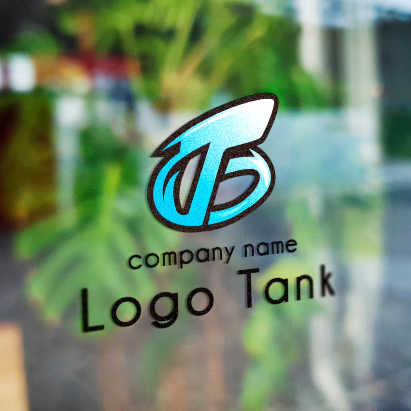 カッティングシート 作成 | F+Gモチーフのシンプル・光沢感のあるロゴ