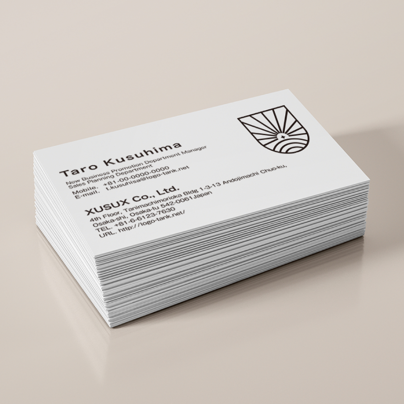 日の出を表現したロゴ U/太陽/日の出/シンプル/黒/スタイリッシュ/モード/線/ /,ロゴタンク,ロゴ,ロゴマーク,作成,制作