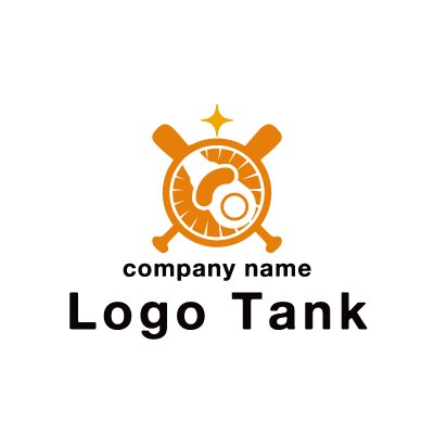 アルファベットのOとバット、野球のボールをイメージしたロゴ