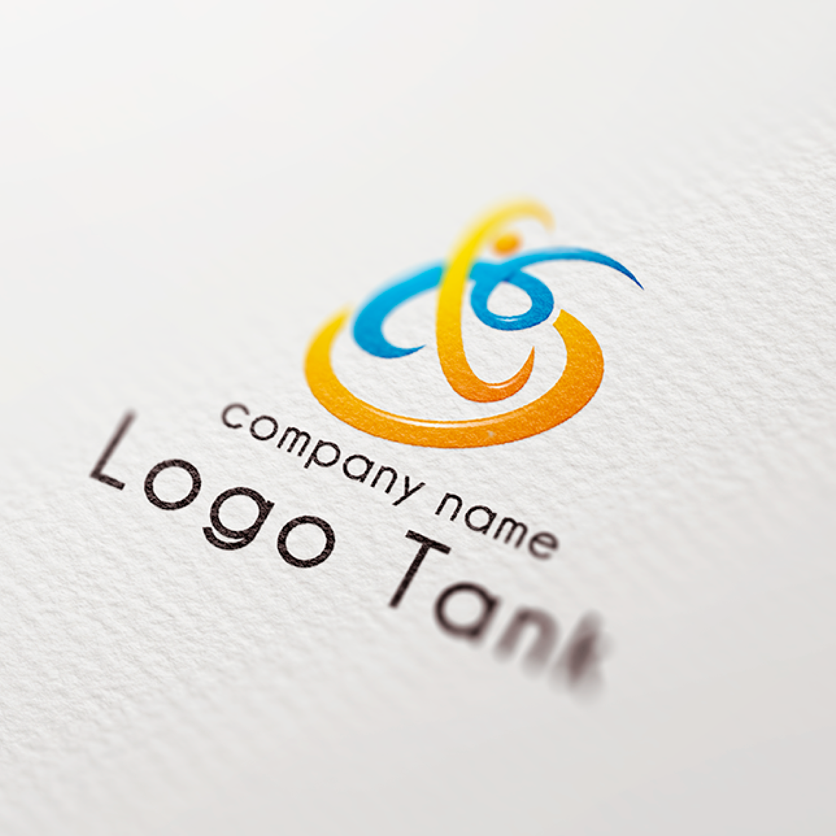 元気いっぱいジャンプする抽象的な人のロゴ ジャンプ / 躍動感 / 人物シンボル / 挑戦 / 成長 / 達成 / ポジティブ / エネルギー / ブルー / オレンジ / 身体の動き / アクティブ / スポーツ / モチベーション / 未来 / 上昇 / 動きのあるロゴ / 抽象人物 / スパイラル / 勢い /,ロゴタンク,ロゴ,ロゴマーク,作成,制作