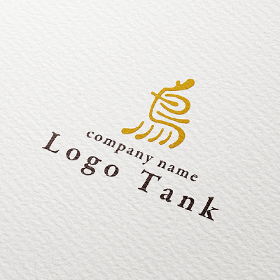 漢字の「鳥」の文字のロゴ