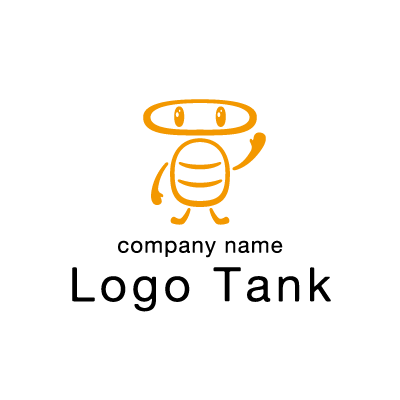 漢字の「買」のキャラクターロゴ