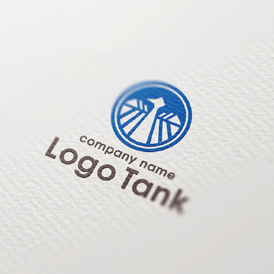 円形の鳥のロゴ