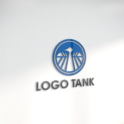 立体・カルプ看板 作成 | 円形の鳥のロゴ