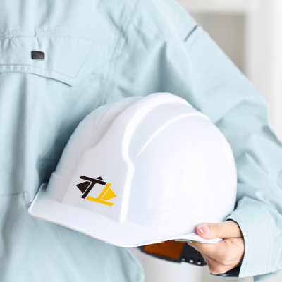 ヘルメット、ステッカー 作成 | 2つのTのロゴ