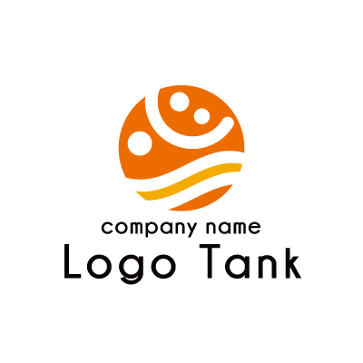 温もりや心のロゴ