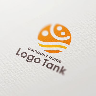 温もりや心のロゴ