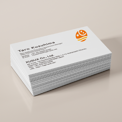 名刺・ショップカード 作成 | 温もりや心のロゴ