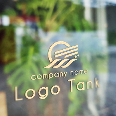 カッティングシート 作成 | 海と未来のロゴ