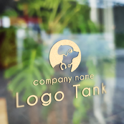 カッティングシート 作成 | 動物病院のロゴ