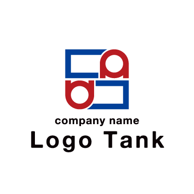 幾何学模様のロゴ