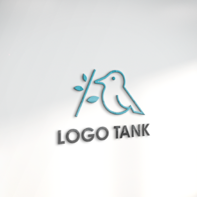 立体・カルプ看板 作成 | 鳥と枝のロゴ