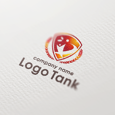 達成・喜びのエンブレムロゴ