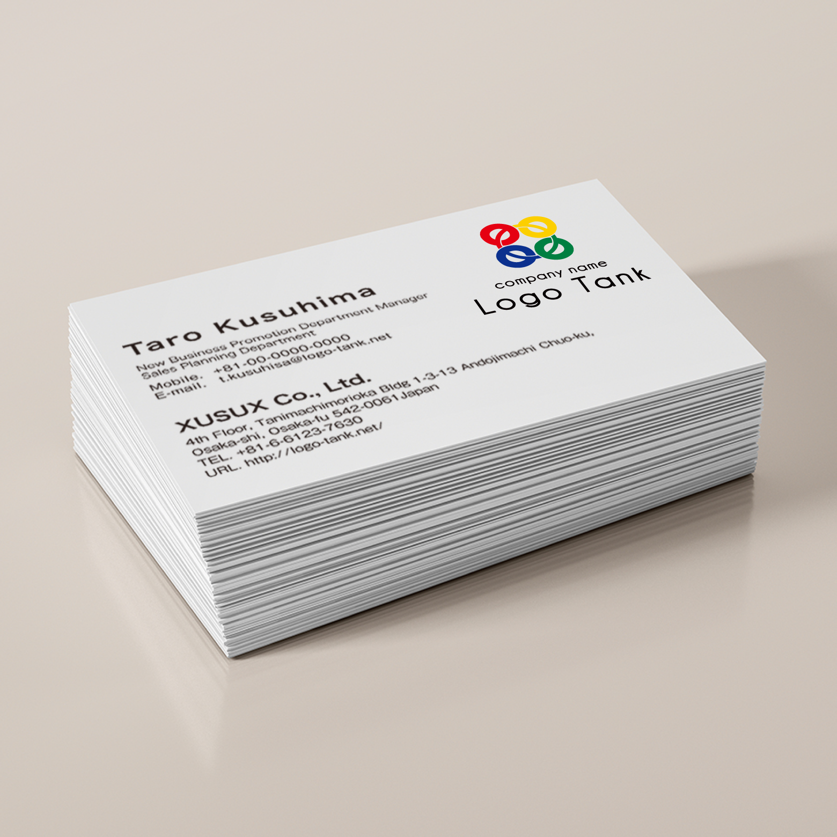 名刺・ショップカード 作成 | つながりの輪