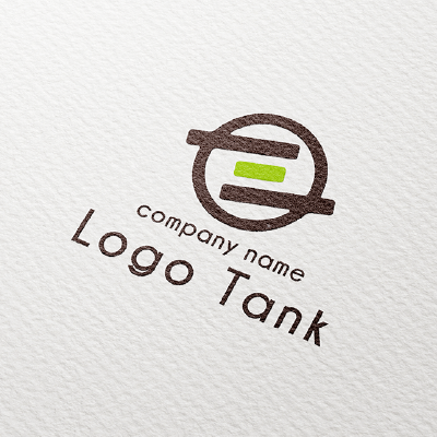 丸に漢数字の「三」の和風ロゴ