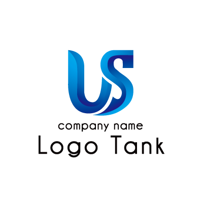 U+Sモチーフ、未来を支える結束のかたちのロゴ