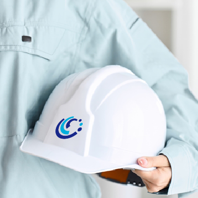 ヘルメット、ステッカー 作成 | 抽象的な未来のロゴ